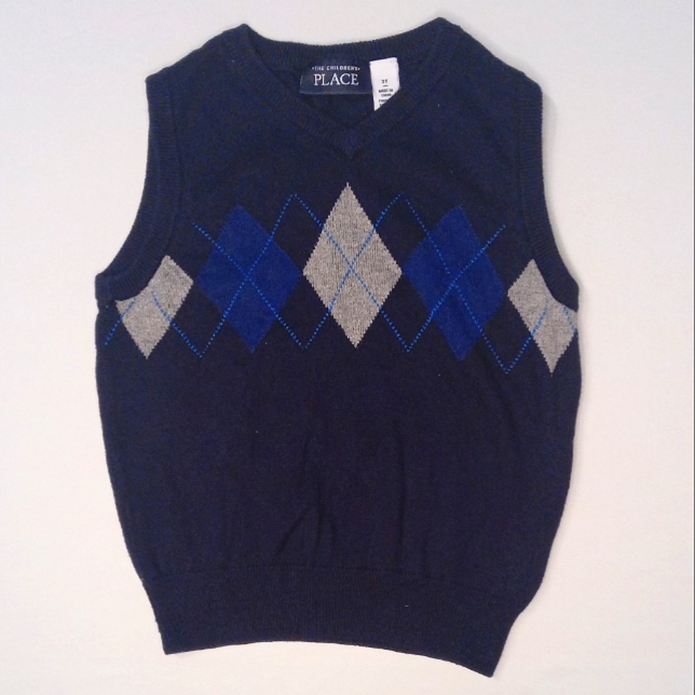 The Children's place, navy sweater vest US 3T